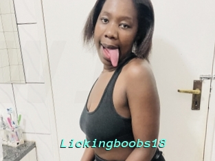 Lickingboobs18